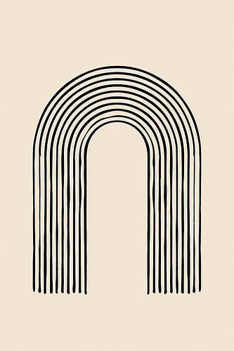 Bauhaus Japandi Abstrait