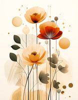 Fleurs Modernes Abstraites