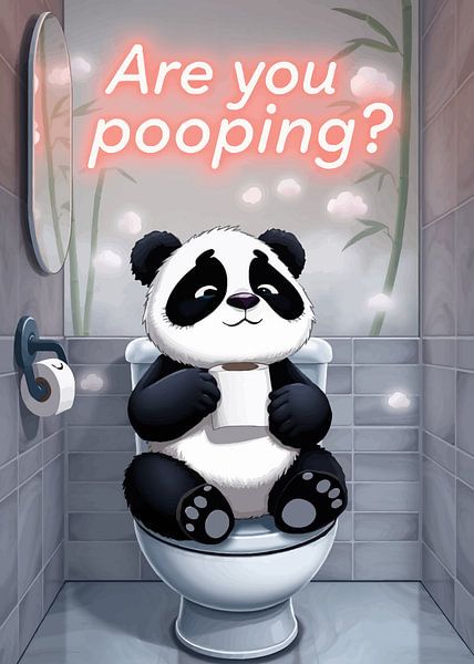 Panda Cub "Are You Pooping" by MIROKKU