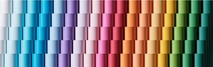 Rouleaux arc-en-ciel