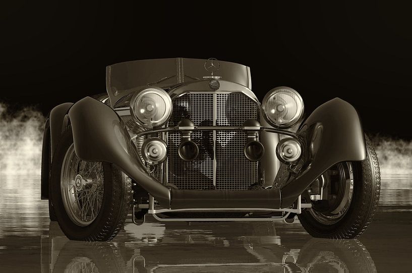 Mercedes - Benz 710 Super Sport 1930 front by Jan Keteleer
