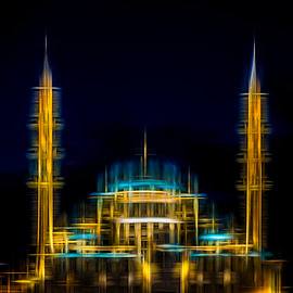 Abstraktion Moschee von Dieter Walther