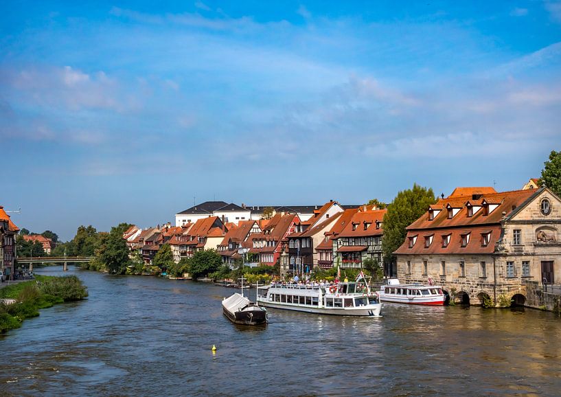 Paysage urbain au bord de la rivière de la Petite Venise à Bamberg, Allemagne par Animaflora PicsStock