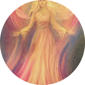 Licht en Liefde Engelen - Engelen Schilderij van Marita Zacharias