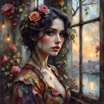 Zurück in der Zeit - Dame im warmen Licht