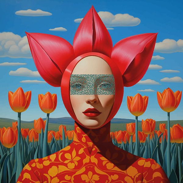 Illustration portrait by Mirjam Duizendstra