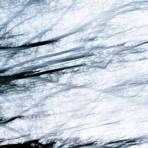 Baum | Abstrakt in blau