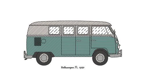 Volkswagen T1, 1950