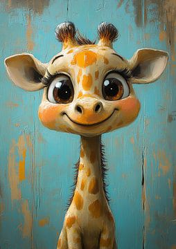 bébé girafe sur R Pevitanada