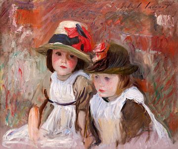 Village Children (1890) by John Singer Sargent. van Studio POPPY