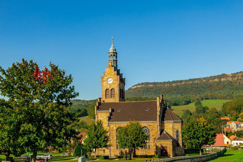 Bezoek aan het mooie kerkgebouw in Kälberfeld van Oliver Hlavaty