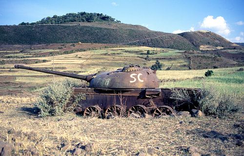 schroot in de velden van Ethiopië