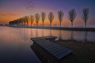 steiger bij zonsopkomst van peterheinspictures