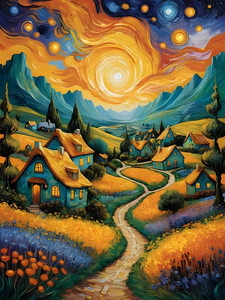 A nocturnal play of colours by HorizonArtistry