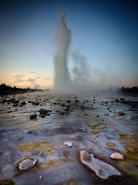 Geysir, Iceland by Eddy Westdijk