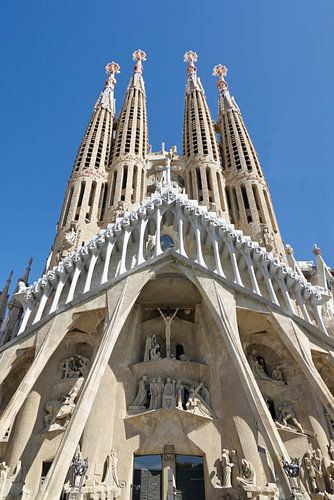 The Passion façade of the Sagrada Familia
