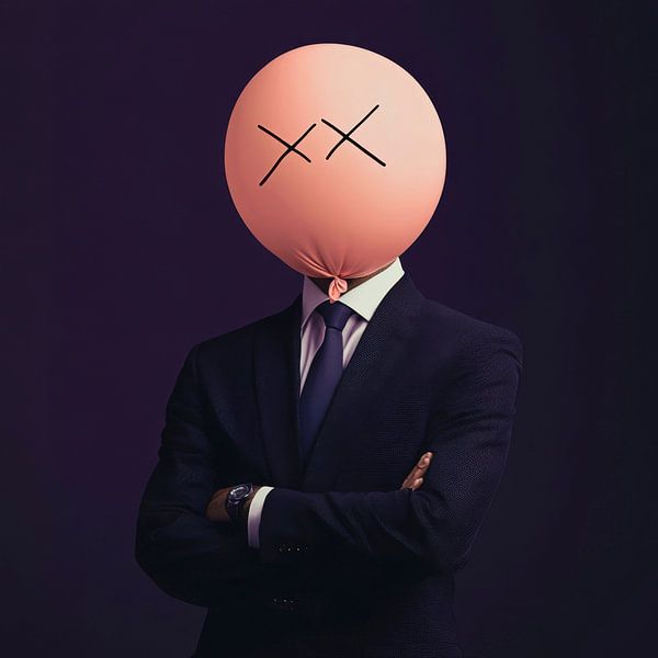 Creative transformation: mask of silence by Poster Art Shop