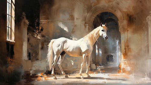 Das Pferd im Hausflur