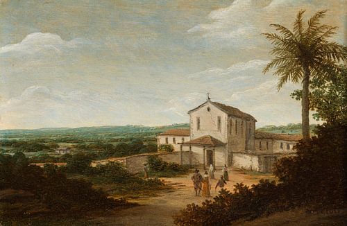 Kerkgebouw in Brazilië, Frans Jansz Post