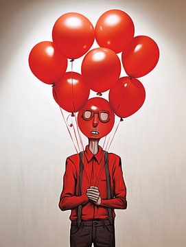 Ballons in der Hand von Art Lovers