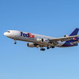 Fedex McDonnell Douglas MD-11 (N583FE) bij LAX. van Jaap van den Berg