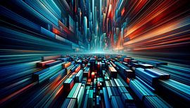 Stadt der Lichter in Bewegung von Jonas Weinitschke