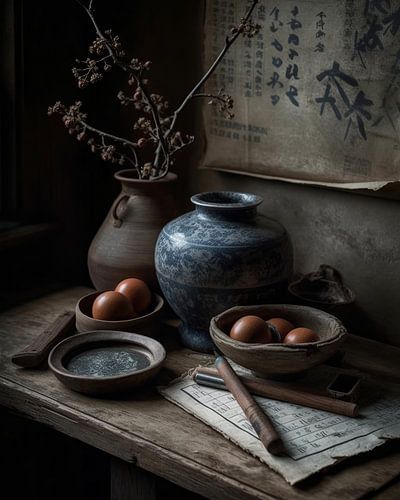 Ländliches Stillleben "Zen"