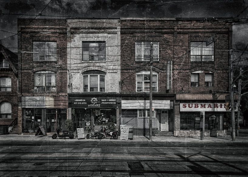 Nos 239 - 245 Broadview Ave 1 Old Film Version by The Learning Curve Photography