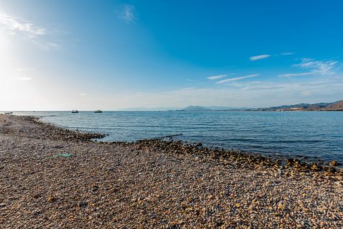 beautiful beach in La Azohia, Region of Murcia, Spain