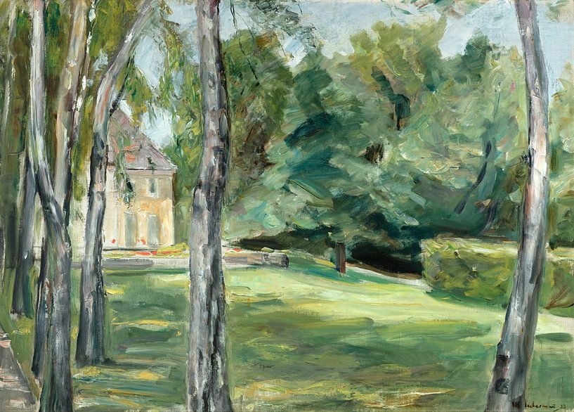 Huis in de tuin, Max Liebermann van All the Masters
