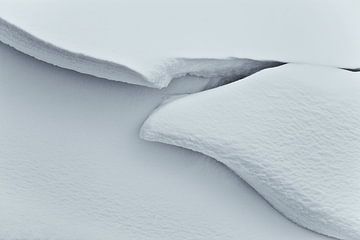 Sneeuw abstract van Halma Fotografie