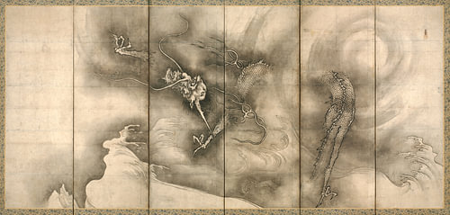 Sesson Shūkei. Dragon and Tiger