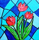 Rode Tulpen van Angelique van 't Riet thumbnail