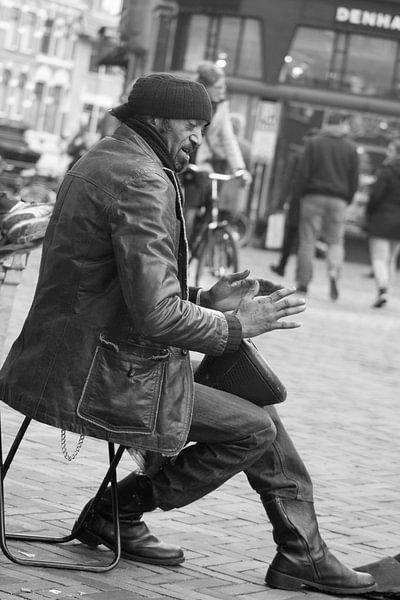Musicien de rue par Antsje Cnossen