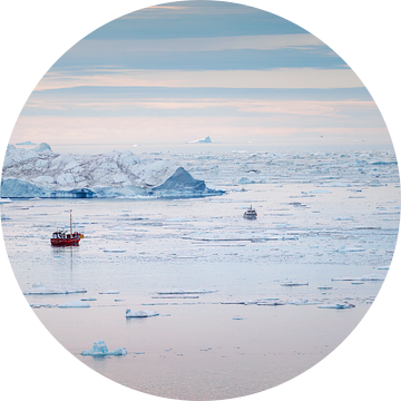 Tussen het ijs van Groenland