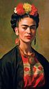 Portret Frida - Frida -schilderij Frida van De Mooiste Kunst thumbnail