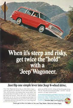 Jeep Wagoneer reclame 60s van Jaap Ros