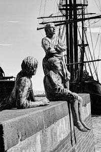 Hoorn Noord-Holland Niederlande Jungen von Kapitän Bontekoe