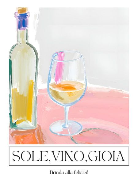 Sole, vino, gioia von Kim Karol / Ohkimiko