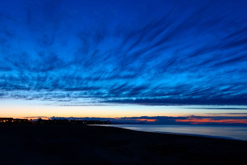 Zonsondergang in Denia by Elly Damen