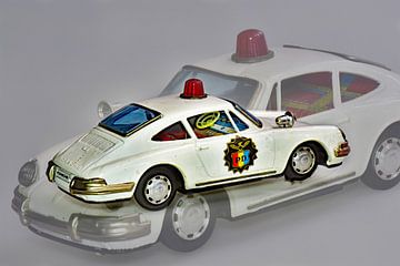 Porsche Oldtimer Modellauto Polizei 911 van Ingo Laue