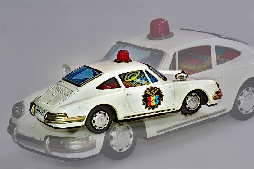Porsche Oldtimer Modellauto Polizei 911 von Ingo Laue