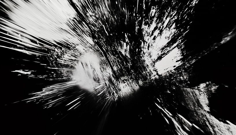 Le chaos en noir et blanc par TheXclusive Art