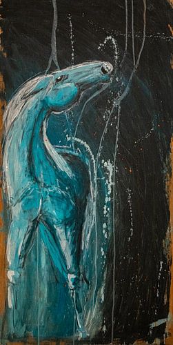 Horse in the moonlight