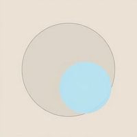 Abstract minimalism circle pastel shade