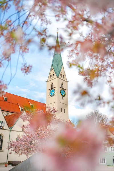 Spring at St. Mang Church by Leo Schindzielorz