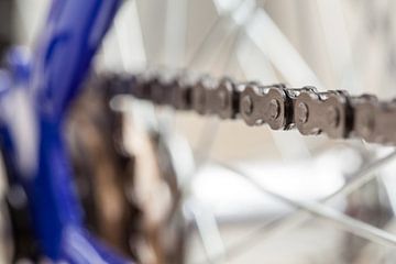 Ketting en tandwiel van fiets van Marcel Derweduwen
