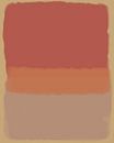 Modern abstract art in sand, terra, warm brown and ocher by Dina Dankers thumbnail