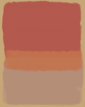 Art abstrait moderne en sable, terra, brun chaud et ocre