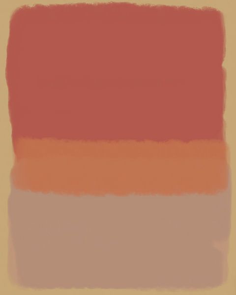 Modern abstract art in sand, terra, warm brown and ocher by Dina Dankers